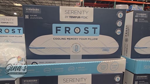 Tempur-Pedic Serenity Frost Cooling Memory Foam Pillow