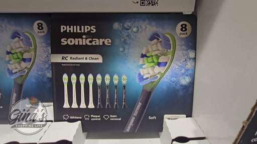 Philips Sonicare Radiant & Clean Replacement Brush Heads, 8-Pack