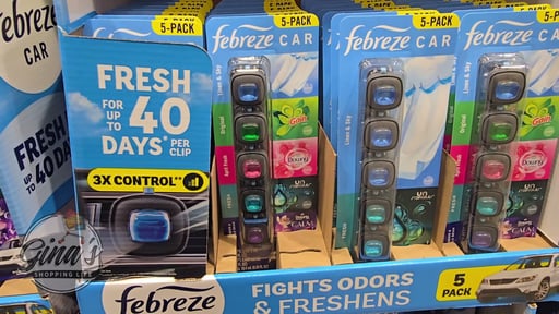Febreze Air Freshener 5 Pack Car Air Vent Clips