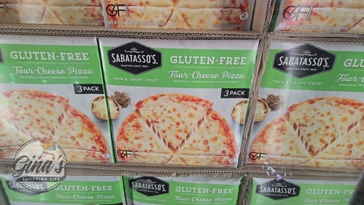 Sabatasso's Gluten Free Four-Cheese Pizza 3-Pack (17.5 oz each)