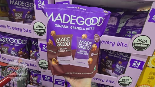 MadeGood Organic Granola Minis, Variety Pack, 0.85 oz, 24-count