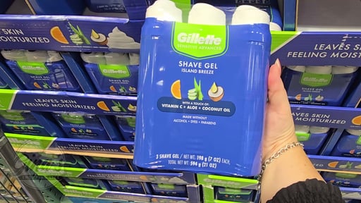 Gillette Island Breeze Shave Gel 7 oz 3-Pack