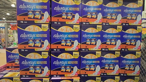 Always Ultra Thin Advanced Overnight Pads 76 CT