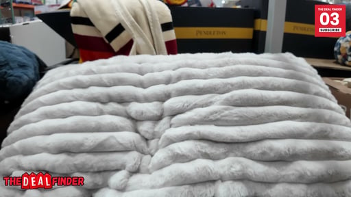 Large Faux Fur Pillow