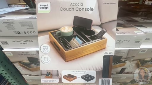 Smart Design Acacia Couch Console