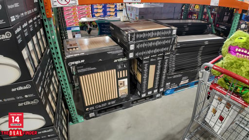 Sonolok Sound-Absorbing Wall Panel Kit - Oak & Black