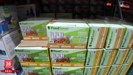 FoodSaver Variety Pack Rolls and Bags, 5 Rolls and 36 Bags