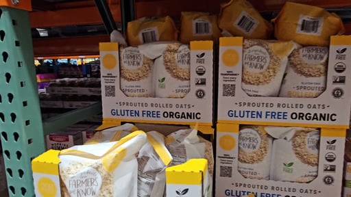 One Degree Gluten-Free Organic Rolled Oats 80 oz