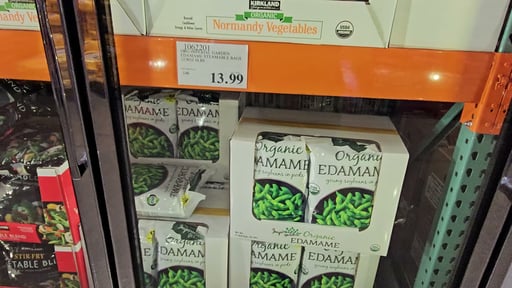 Organic Edamame Steamable Bags