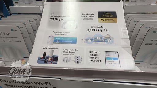 DECO BE13000 WHOLE HOME MESH WI-FI 7 SYSTEM, 3-PACK