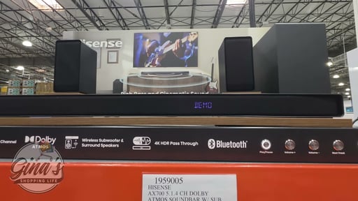 Hisense AX700 5.1.4 Channel Dolby Atmos Soundbar
