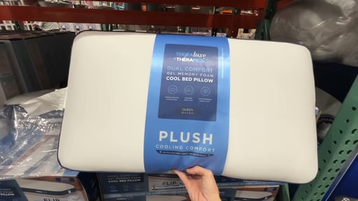 Therapedic Dual Comfort Gel Memory Foam Bed Pillow
