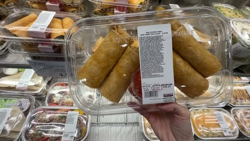 Thai Chicken Wrap with Sweet Chili Sauce