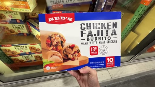 Red's Grilled Chicken Fajita Burrito 10 CT