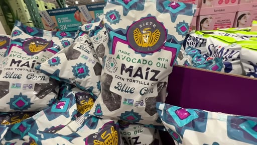 Siete Blue Corn Tortilla Chips 18 oz