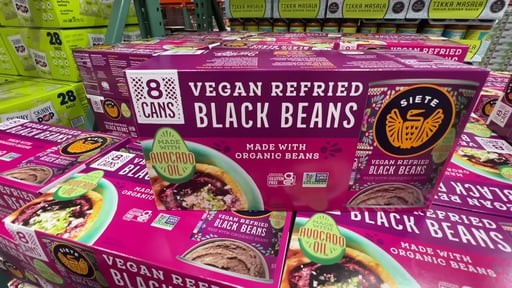 Siete Vegan Refried Black Beans 8 CT