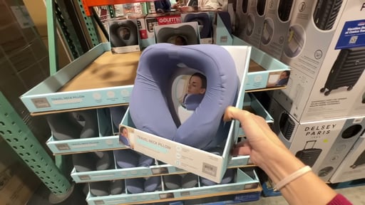 Airia Living Cooling Memory Foam Travel Pillow