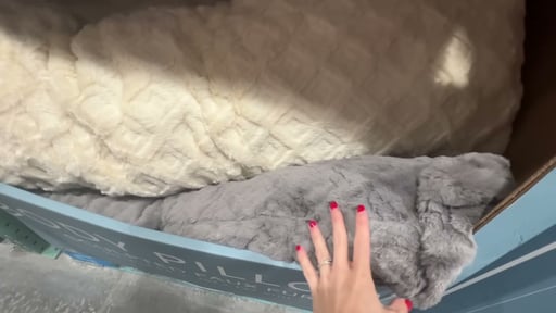 Sculpted Faux Fur Body Pillow