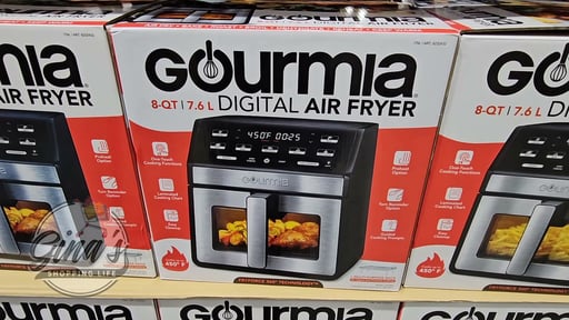 Gourmia 8-Quart Digital Air Fryer with Window & Light