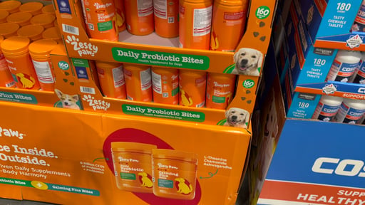 Zesty Paws Probiotic Soft Chews 160 CT / 19.8 oz