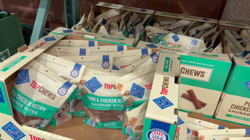 Blue Buffalo Top Chews Pork & Chicken Sausage Dog Treats, 36 oz