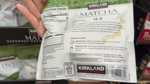 Kirkland Signature Matcha Tea Powder 12 Ounces