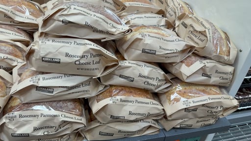 Kirkland Signature Rosemary Parmesan Cheese Loaf