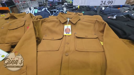 John Deere Men's Canvas Shirt Jacket