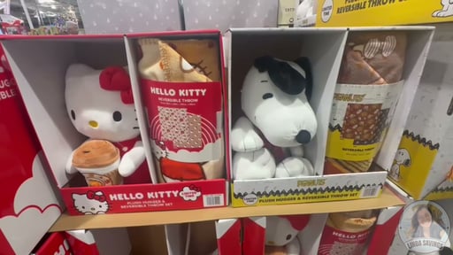 Hello Kitty Pumpkin Spice Plush & Reversible Throw Set