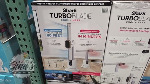 Shark TurboBlad Cool + Heat Ultra-Customizable Bladeless Tower Fan and Heater