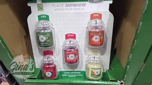 Yankee Candle Car Jar Air Freshener 5-Pack