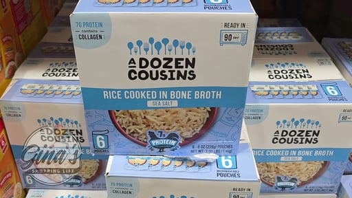 A Dozen Cousins Bone Broth Rice w/Salt 6/8 oz