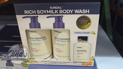 Kundal Rich Soymilk Body Wash Two Pack & Travel Size