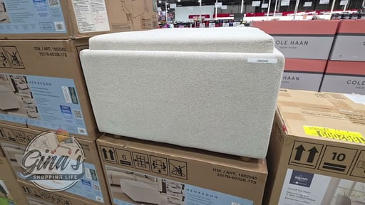 Henredon Sona Fabric Storage Ottoman
