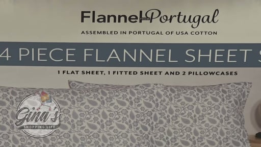 Portuguese Flannel Sheet Set 4PC King