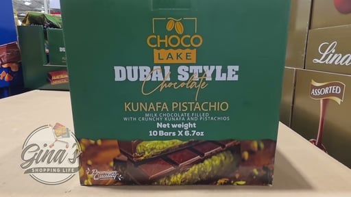 Chocolake Dubai Style Chocolate Bars 10/6.7 oz