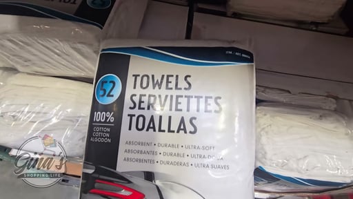 Green Lifestyle Cotton Terry Towels 52-Pack