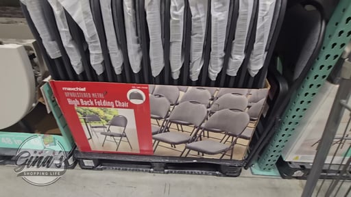 Maxchief Metal Highback Padded Folding Chair