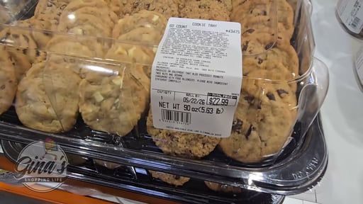 Costco Bakery Cookie Tray 60-Count