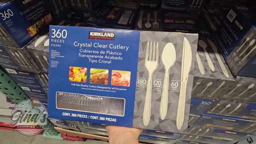 Kirkland Signature Clear Cutlery Combo 360 CT
