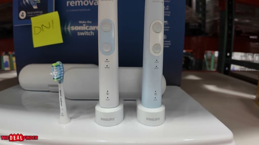 Philips Sonicare Optimal Clean Rechargeable Electric Toothbrushes, 2-Pack