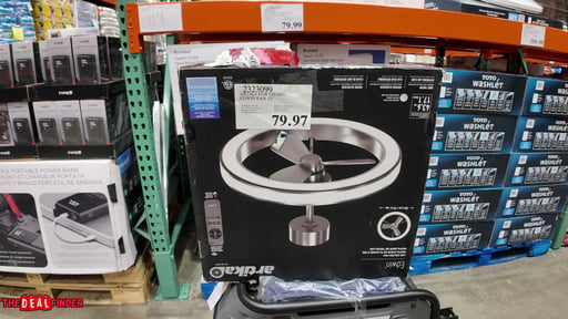Artika for Living Edwin 23" LED Chandelier Ceiling Fan