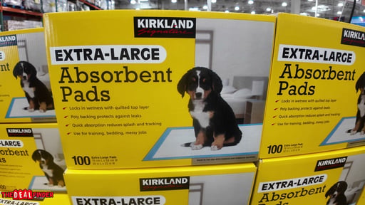 Kirkland Signature Absorbent Pads, 100 Count, 23" x 30"