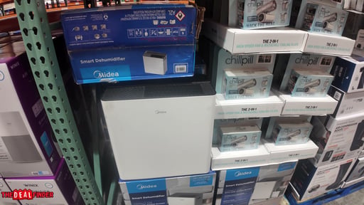 Midea 50-Pint Dehumidifier with Built-In Pump