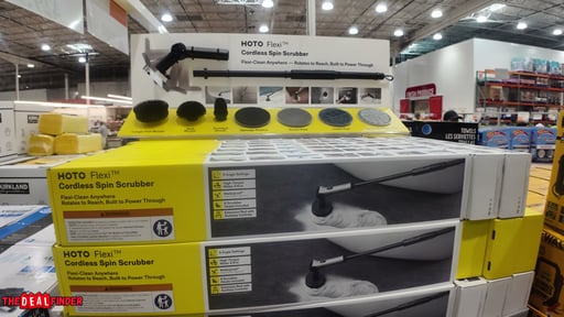 HOTO Flexi Cordless Spin Scrubber