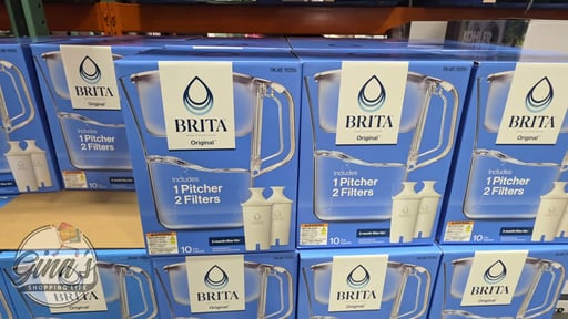 Brita Champlain Water Pitcher with 2 Filters, 10 Cup