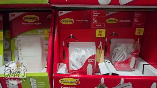3M Command Hanging Hooks or Strips