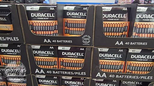 Duracell Power Boost Alkaline Batteries AA 40pk
