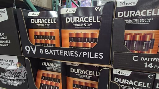 Duracell Power Boost Alkaline 9V Batteries 8-Pack