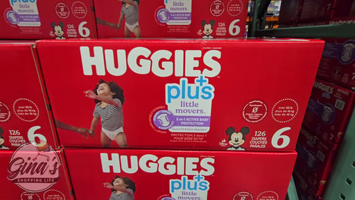 Huggies Little Movers Plus Size 6 - 126 Count